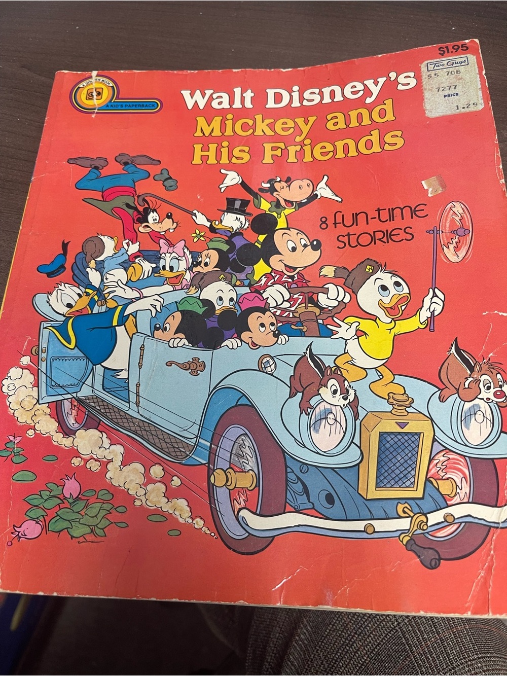 VTG A Golden Book 1977 Walt Disney’s Mickey and His Friends 8 Funtime Stories